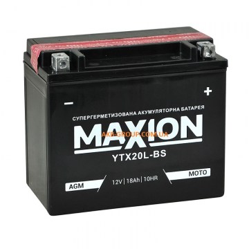 YTX 20L-BS MAXION 12V-18A